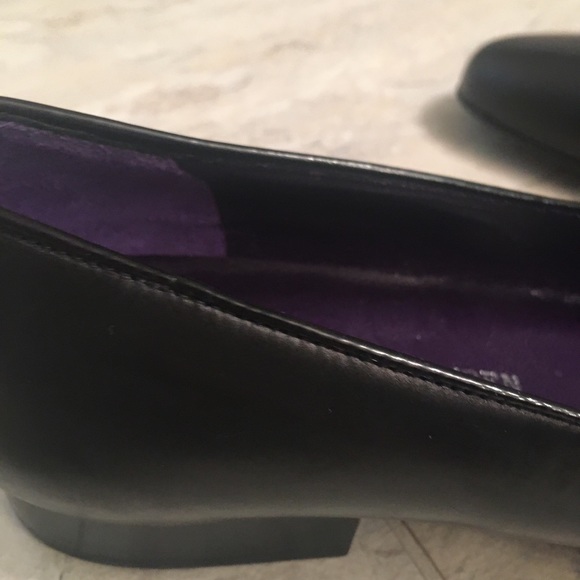 Ralph Lauren Purple Label Black Flats - Picture 11 of 16